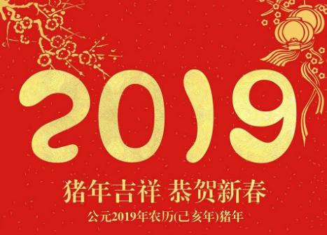 2019猪年新年祝福语4字